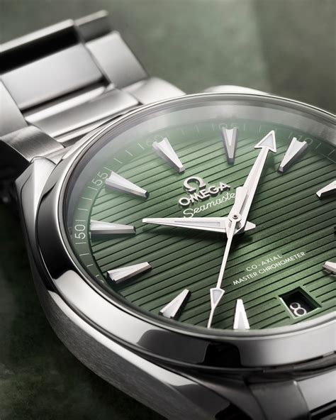 omega watches green|omega seamaster aqua terra.